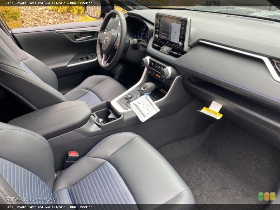 Black Interior Photo for the 2021 Toyota RAV4 XSE AWD Hybrid #140706488
