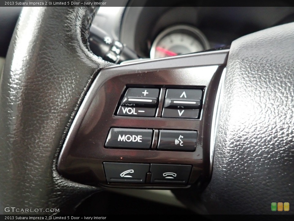 Ivory Interior Steering Wheel for the 2013 Subaru Impreza 2.0i Limited 5 Door #140707076