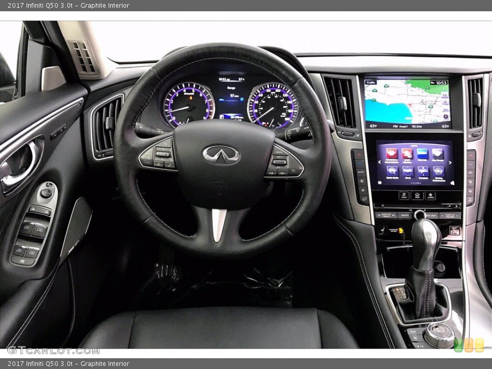 Graphite Interior Dashboard for the 2017 Infiniti Q50 3.0t #140709584