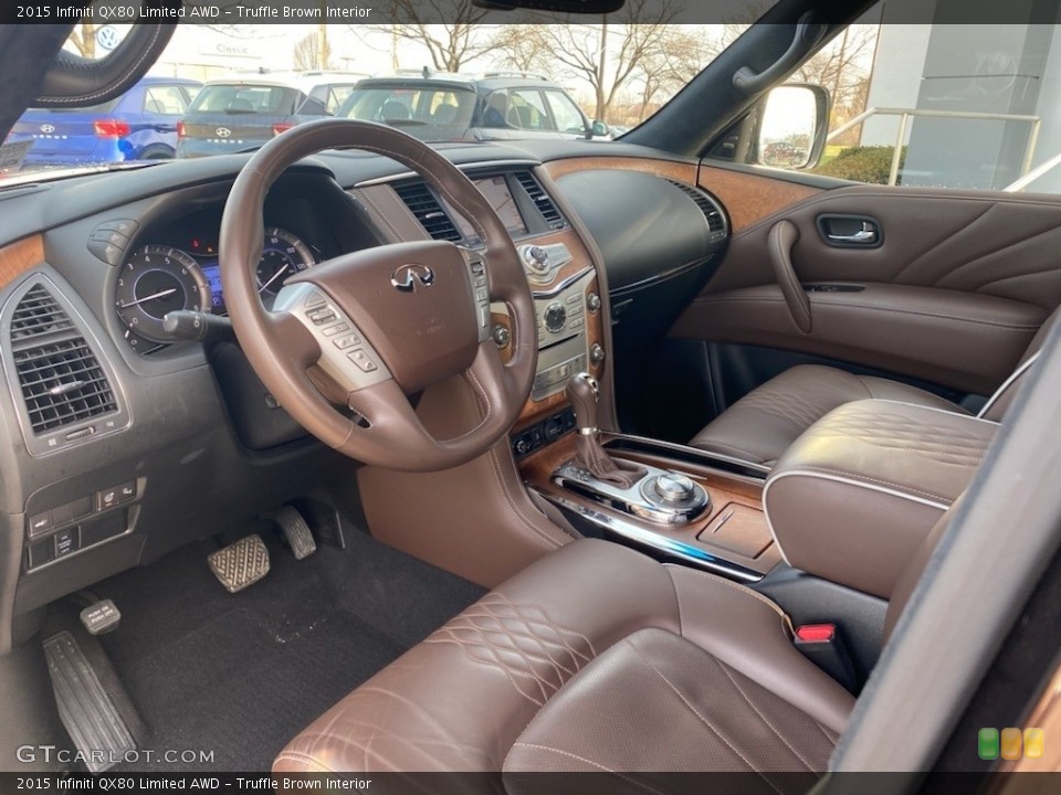 Truffle Brown Interior Photo for the 2015 Infiniti QX80 Limited AWD #140709707
