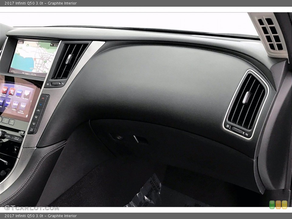 Graphite Interior Dashboard for the 2017 Infiniti Q50 3.0t #140709851