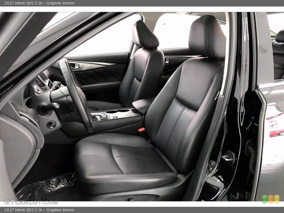 Graphite Interior Front Seat for the 2017 Infiniti Q50 3.0t #140709896