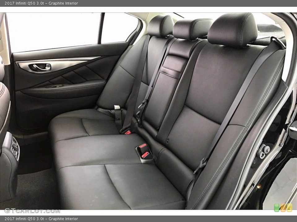 Graphite Interior Rear Seat for the 2017 Infiniti Q50 3.0t #140709941