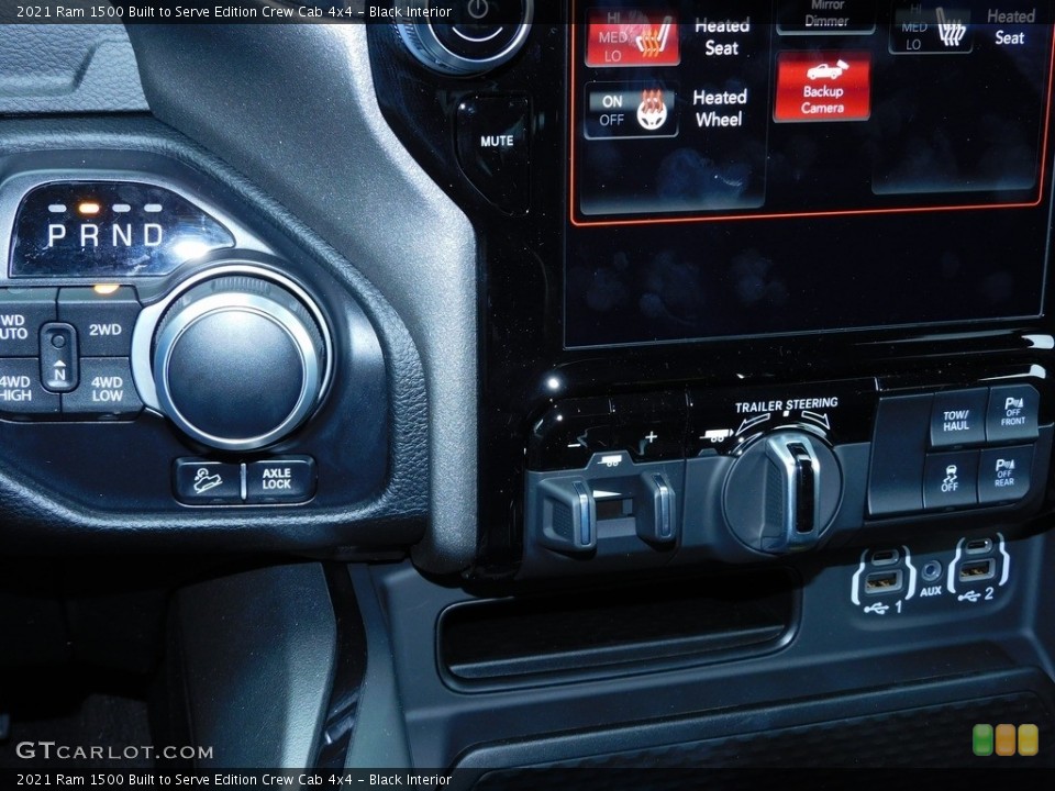 Black Interior Transmission for the 2021 Ram 1500 Built to Serve Edition Crew Cab 4x4 #140710916