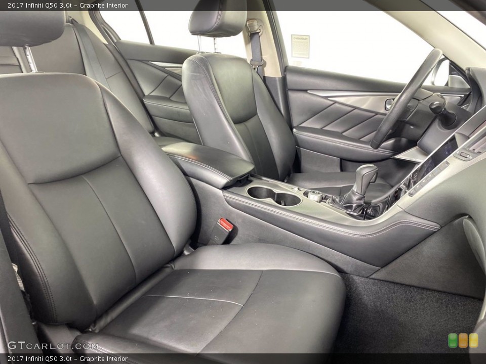 Graphite Interior Front Seat for the 2017 Infiniti Q50 3.0t #140710961