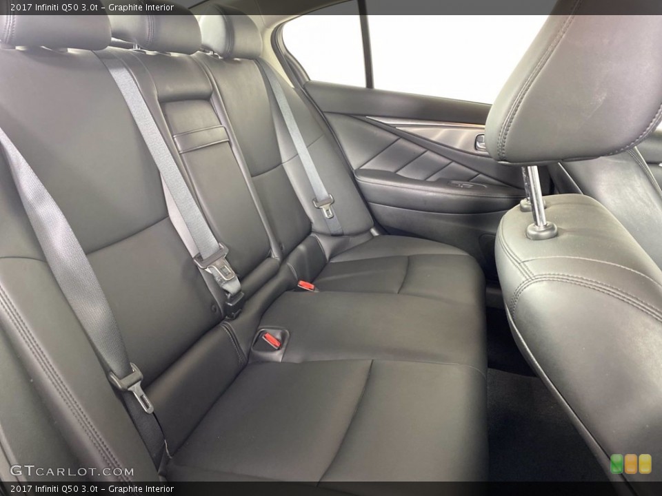 Graphite Interior Rear Seat for the 2017 Infiniti Q50 3.0t #140710976
