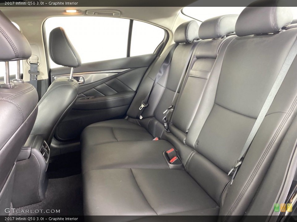 Graphite Interior Rear Seat for the 2017 Infiniti Q50 3.0t #140711246