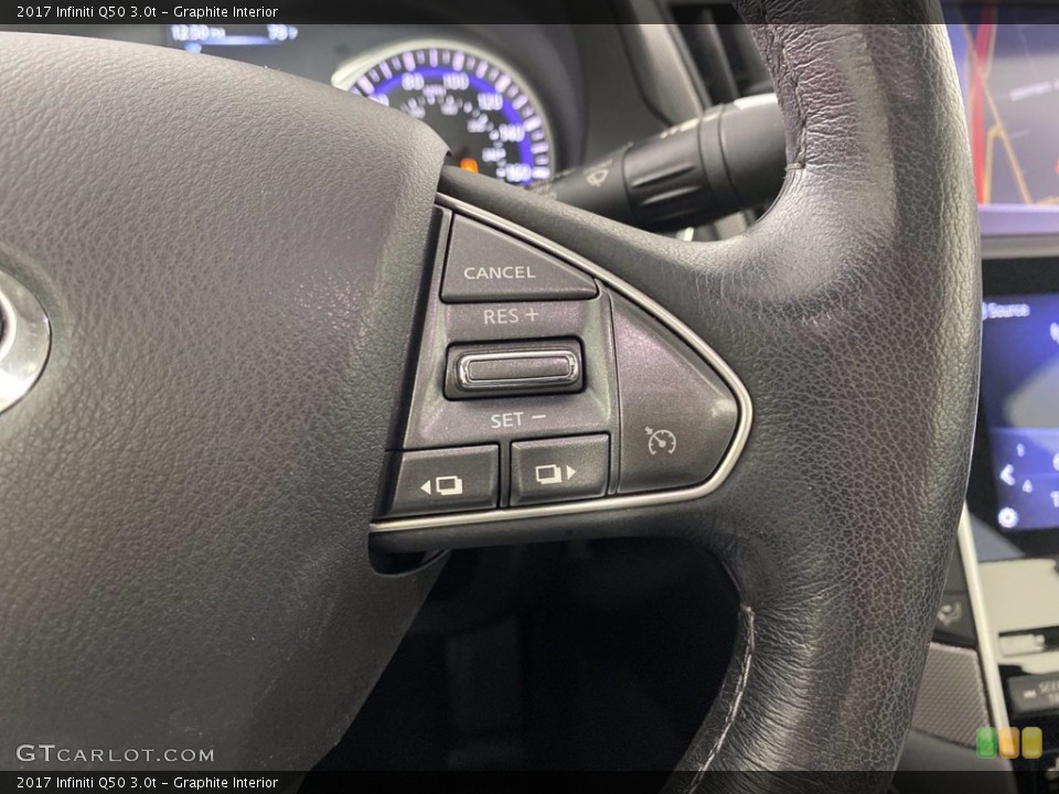 Graphite Interior Steering Wheel for the 2017 Infiniti Q50 3.0t #140711423