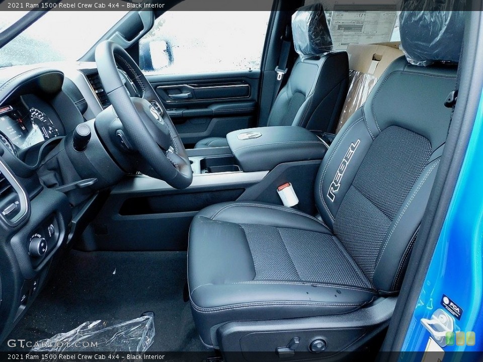Black Interior Photo for the 2021 Ram 1500 Rebel Crew Cab 4x4 #140711522