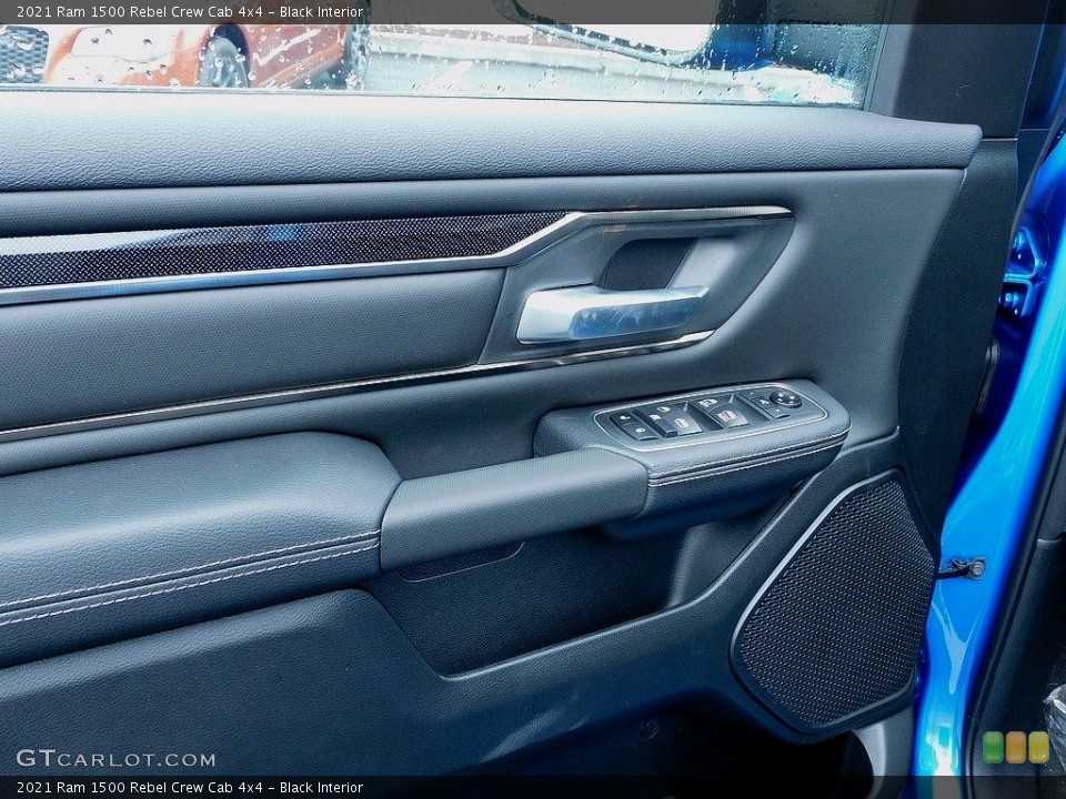 Black Interior Door Panel for the 2021 Ram 1500 Rebel Crew Cab 4x4 #140711846