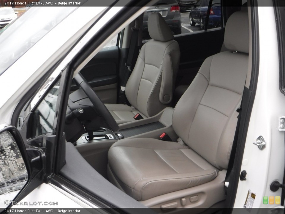 Beige 2017 Honda Pilot Interiors