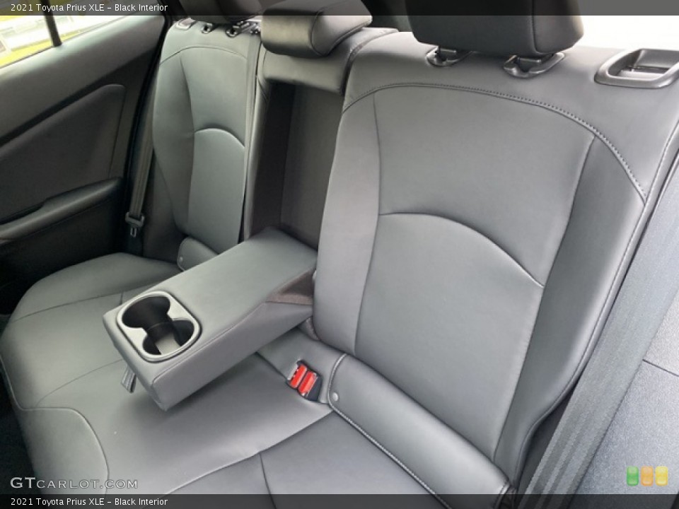 Black Interior Rear Seat for the 2021 Toyota Prius XLE #140714450