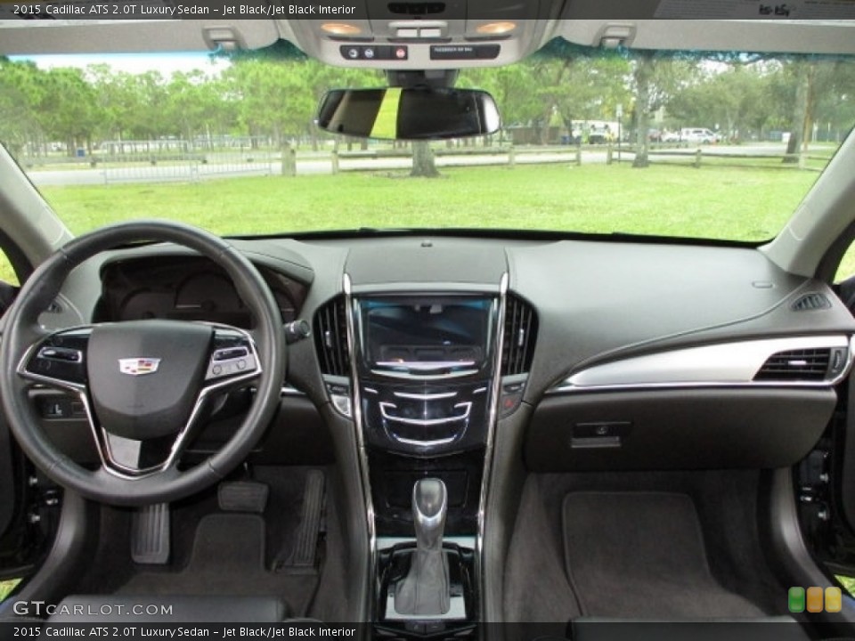 Jet Black/Jet Black Interior Dashboard for the 2015 Cadillac ATS 2.0T Luxury Sedan #140715687