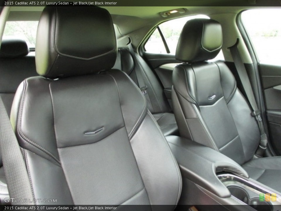 Jet Black/Jet Black Interior Front Seat for the 2015 Cadillac ATS 2.0T Luxury Sedan #140715729
