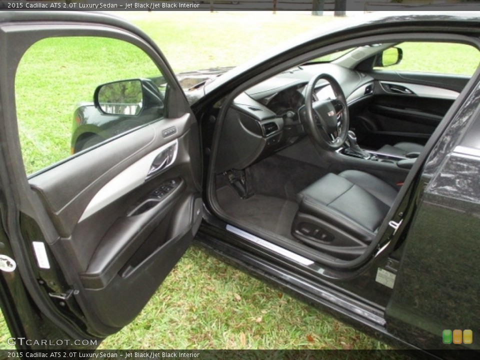Jet Black/Jet Black Interior Front Seat for the 2015 Cadillac ATS 2.0T Luxury Sedan #140716008