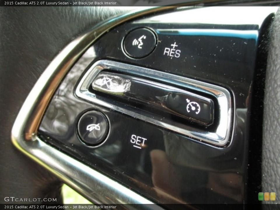 Jet Black/Jet Black Interior Steering Wheel for the 2015 Cadillac ATS 2.0T Luxury Sedan #140716344