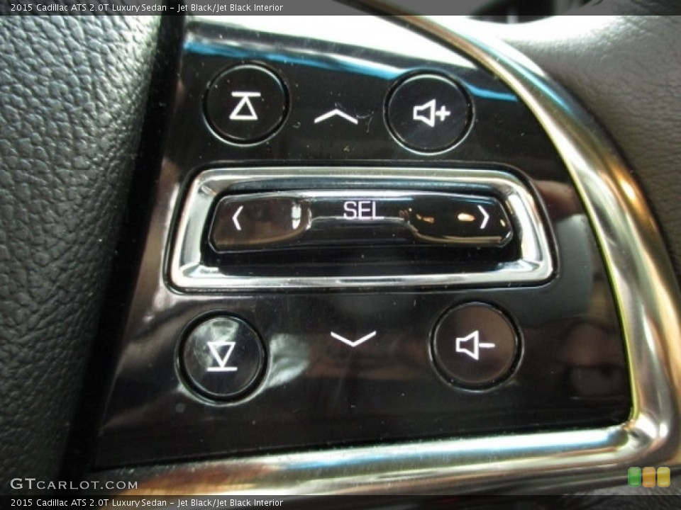 Jet Black/Jet Black Interior Steering Wheel for the 2015 Cadillac ATS 2.0T Luxury Sedan #140716368