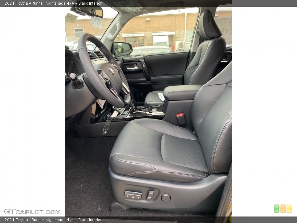 Black Interior Front Seat for the 2021 Toyota 4Runner Nightshade 4x4 #140716479