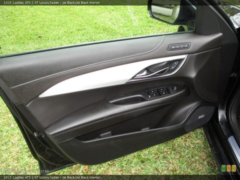 Jet Black/Jet Black Interior Door Panel for the 2015 Cadillac ATS 2.0T Luxury Sedan #140716515