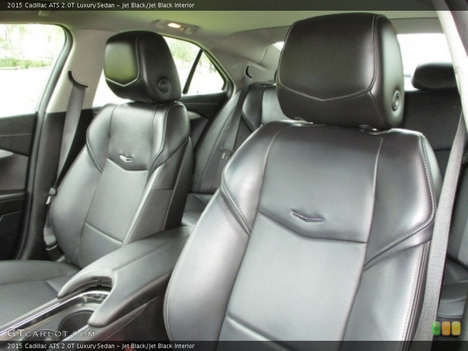 Jet Black/Jet Black Interior Front Seat for the 2015 Cadillac ATS 2.0T Luxury Sedan #140716638