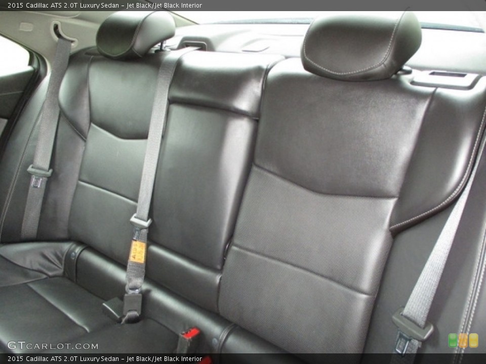 Jet Black/Jet Black Interior Rear Seat for the 2015 Cadillac ATS 2.0T Luxury Sedan #140716788