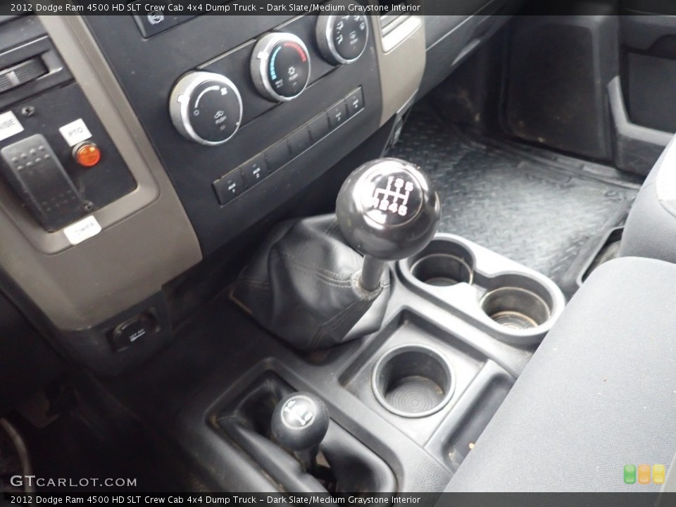 Dark Slate/Medium Graystone Interior Transmission for the 2012 Dodge Ram 4500 HD SLT Crew Cab 4x4 Dump Truck #140718363