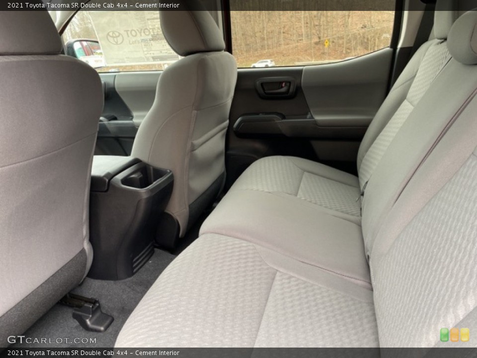 Cement Interior Rear Seat for the 2021 Toyota Tacoma SR Double Cab 4x4 #140721022