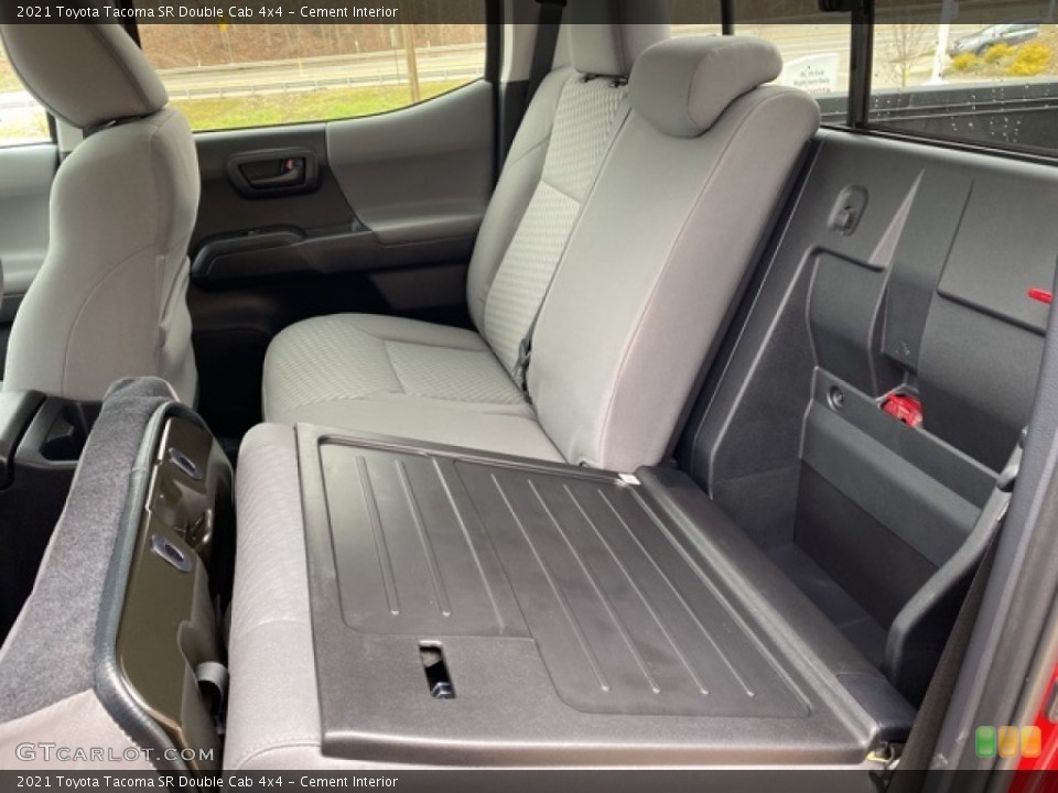 Cement Interior Rear Seat for the 2021 Toyota Tacoma SR Double Cab 4x4 #140721054