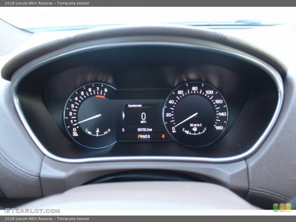 Terracotta Interior Gauges for the 2018 Lincoln MKX Reserve #140726175