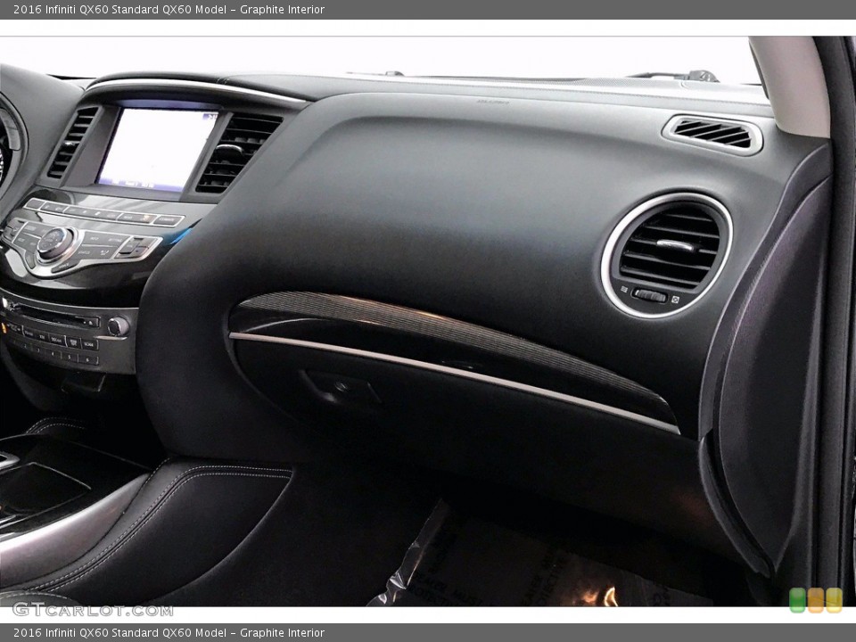 Graphite Interior Dashboard for the 2016 Infiniti QX60  #140726994