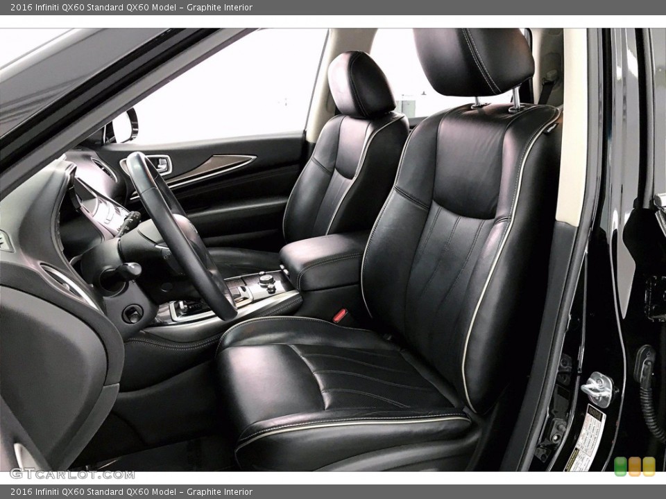 Graphite Interior Front Seat for the 2016 Infiniti QX60  #140727021