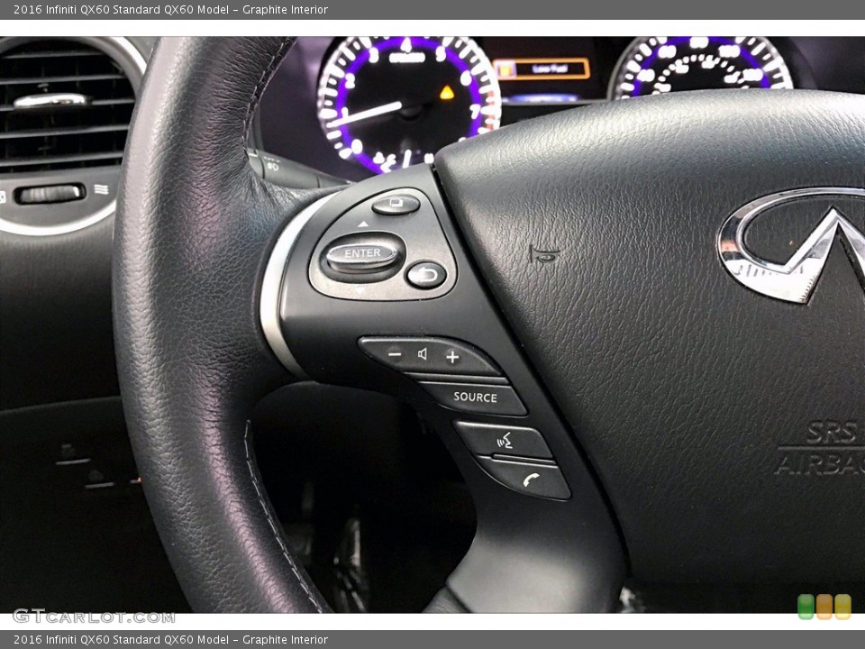 Graphite Interior Steering Wheel for the 2016 Infiniti QX60  #140727059