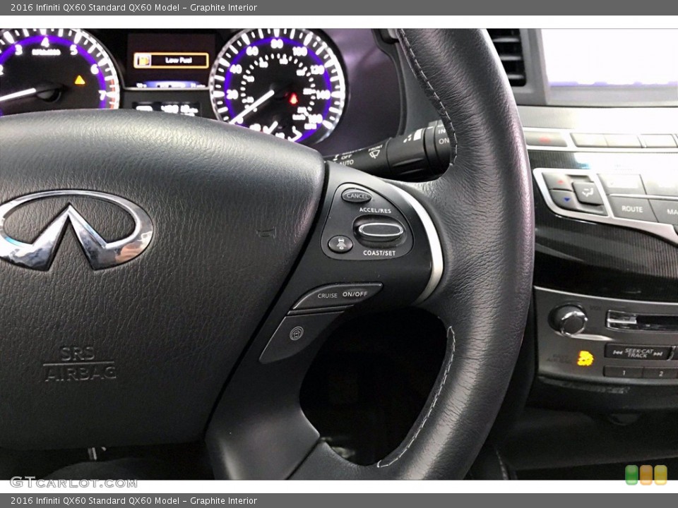 Graphite Interior Steering Wheel for the 2016 Infiniti QX60  #140727075