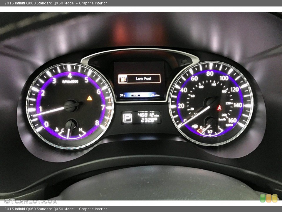 Graphite Interior Gauges for the 2016 Infiniti QX60  #140727087