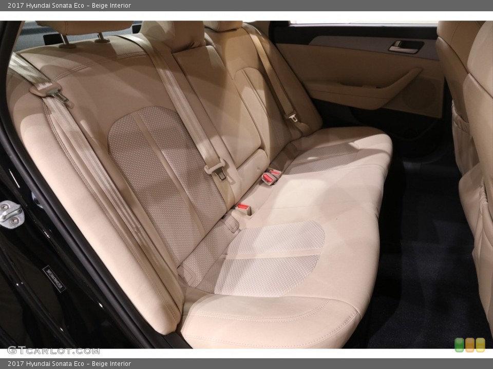 Beige Interior Rear Seat for the 2017 Hyundai Sonata Eco #140727504