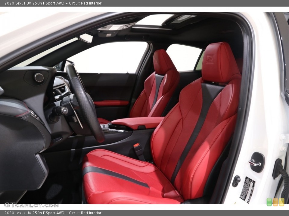 Circuit Red Interior Photo for the 2020 Lexus UX 250h F Sport AWD #140727866