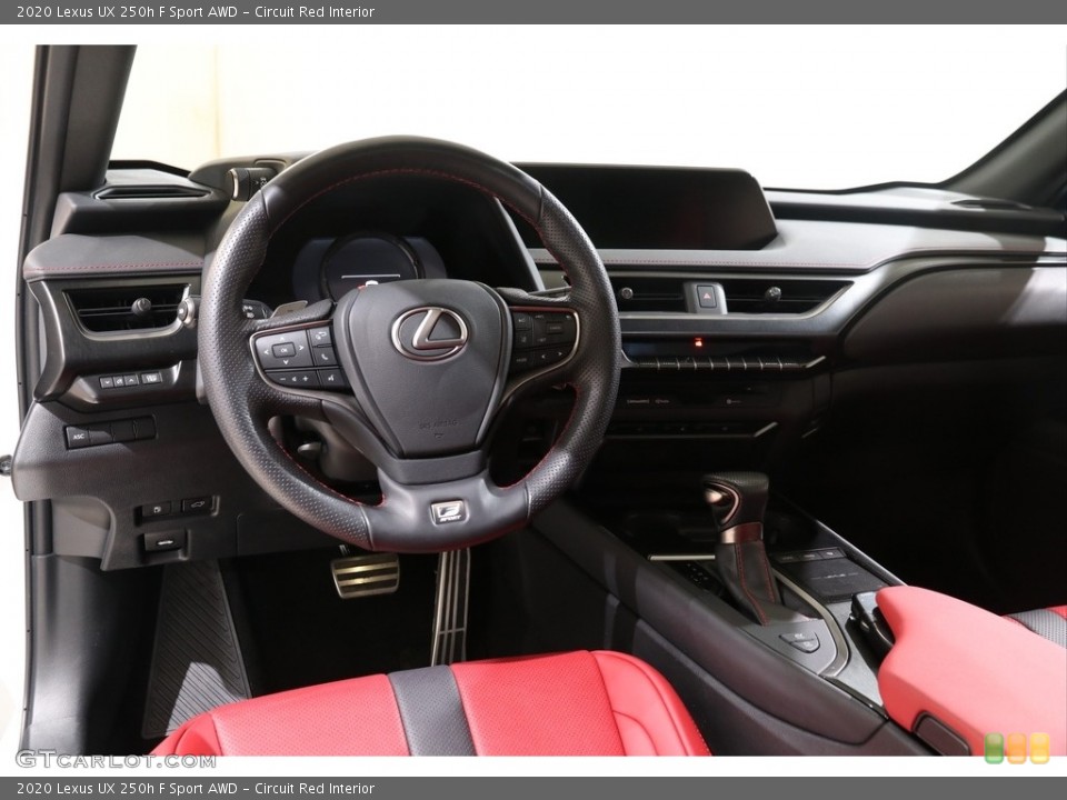 Circuit Red Interior Dashboard for the 2020 Lexus UX 250h F Sport AWD #140727873