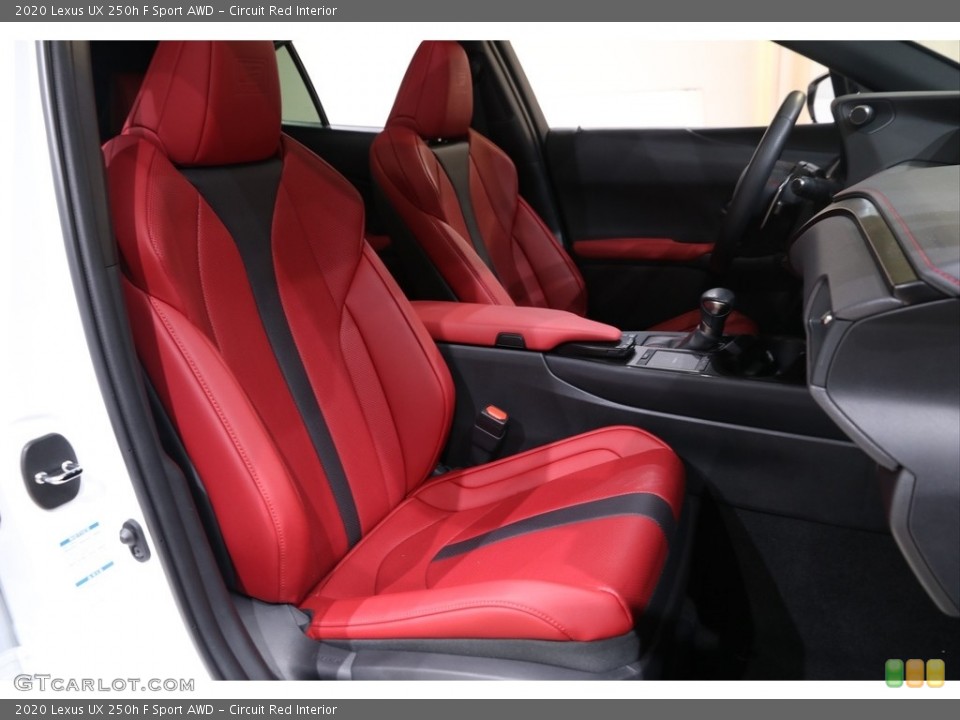 Circuit Red Interior Front Seat for the 2020 Lexus UX 250h F Sport AWD #140727960