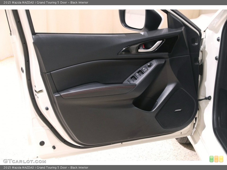 Black Interior Door Panel for the 2015 Mazda MAZDA3 i Grand Touring 5 Door #140728146