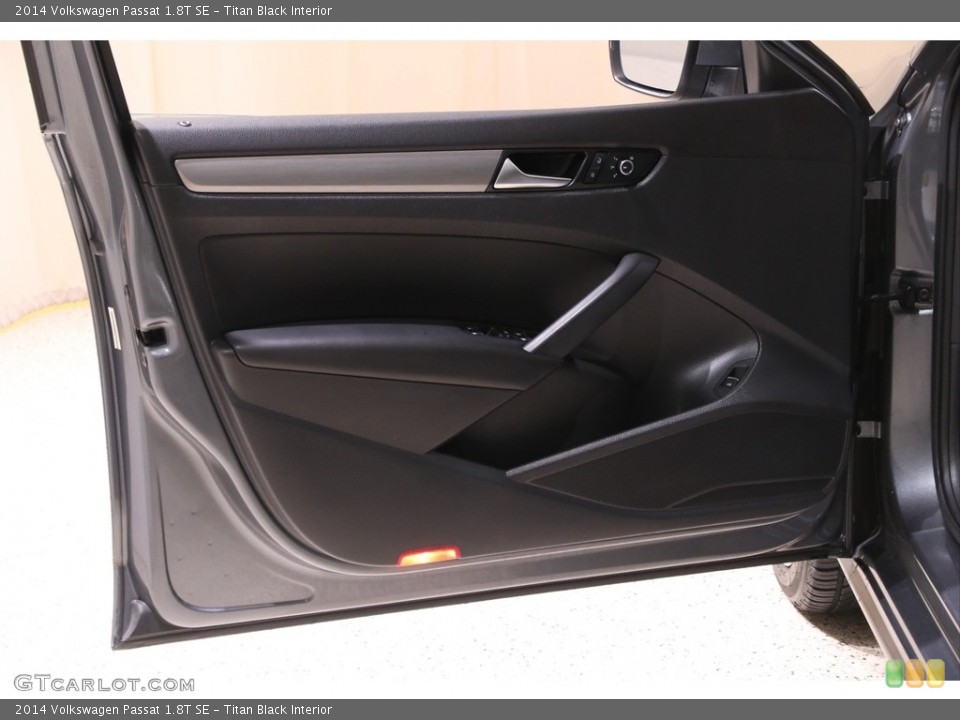 Titan Black Interior Door Panel for the 2014 Volkswagen Passat 1.8T SE #140728365
