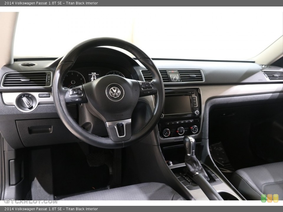 Titan Black Interior Dashboard for the 2014 Volkswagen Passat 1.8T SE #140728377