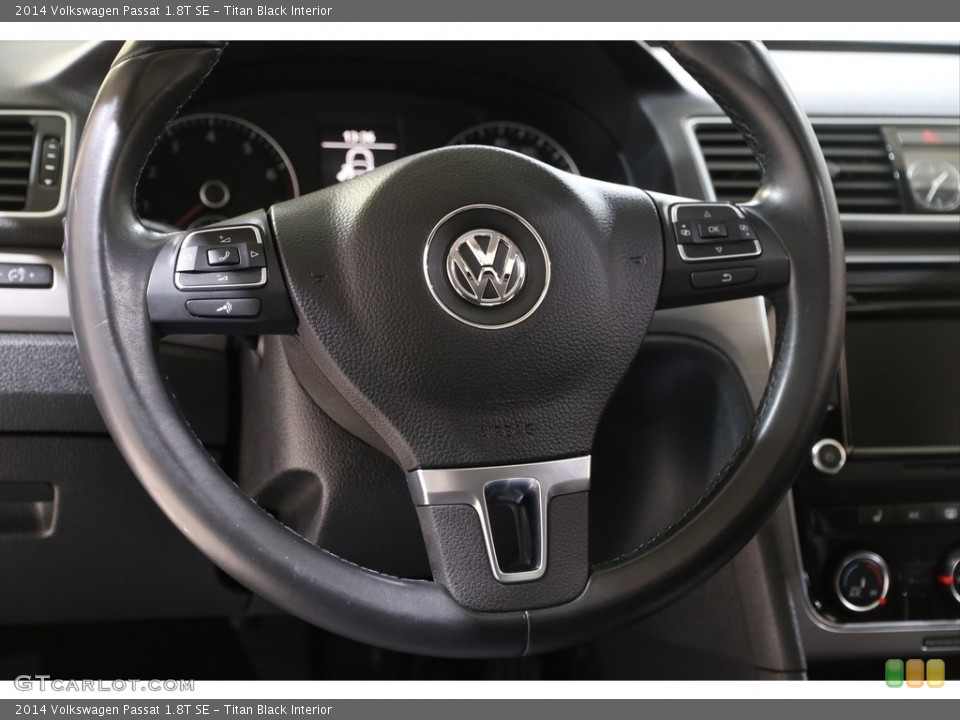 Titan Black Interior Steering Wheel for the 2014 Volkswagen Passat 1.8T SE #140728380