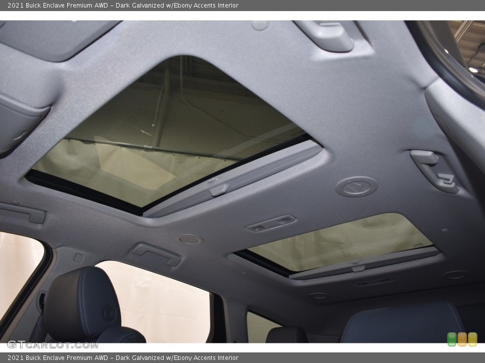 Dark Galvanized w/Ebony Accents Interior Sunroof for the 2021 Buick Enclave Premium AWD #140730833