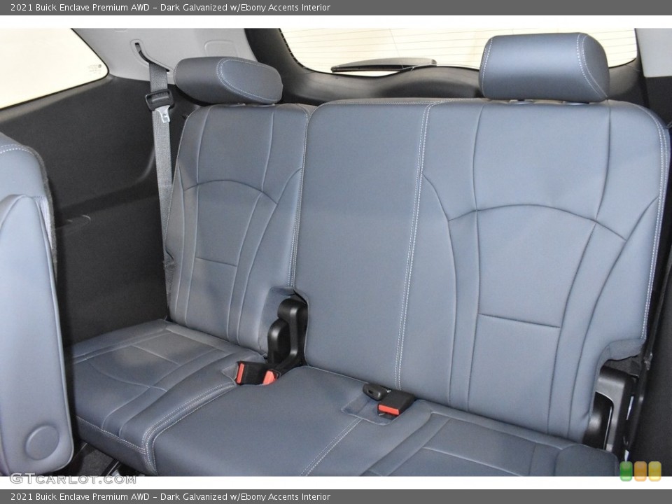 Dark Galvanized w/Ebony Accents Interior Rear Seat for the 2021 Buick Enclave Premium AWD #140730899