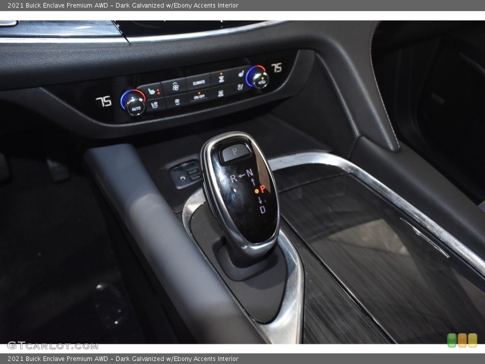 Dark Galvanized w/Ebony Accents Interior Transmission for the 2021 Buick Enclave Premium AWD #140731021