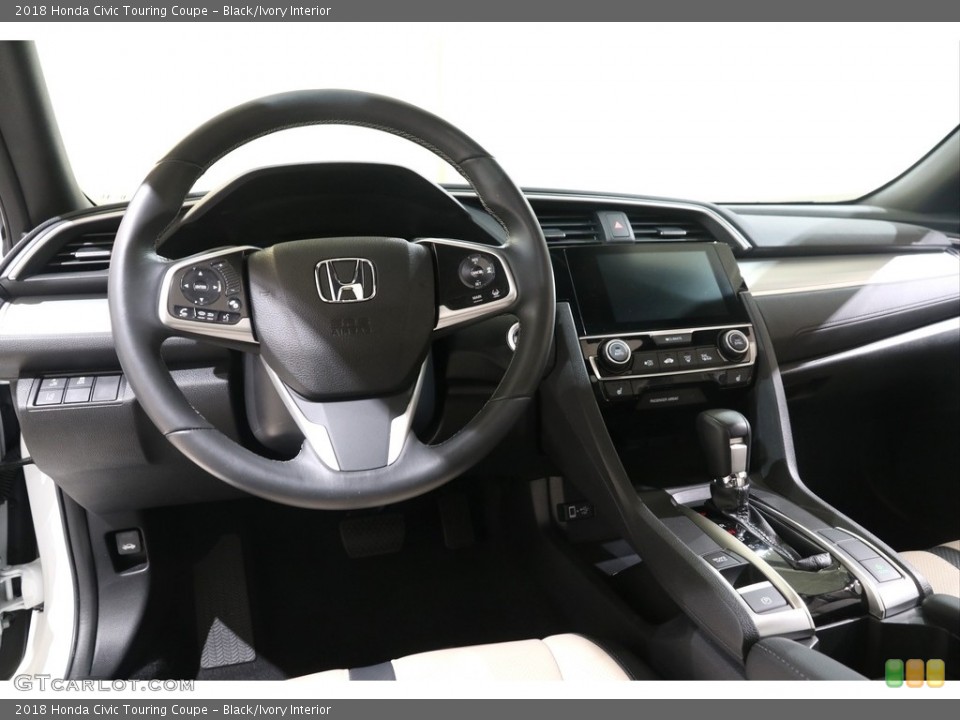 Black/Ivory Interior Dashboard for the 2018 Honda Civic Touring Coupe #140731148