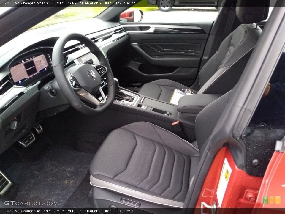 Titan Black Interior Photo for the 2021 Volkswagen Arteon SEL Premium R-Line 4Motion #140731742