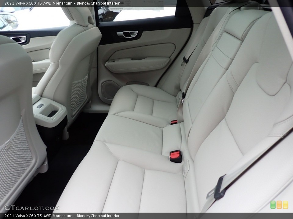 Blonde/Charcoal Interior Rear Seat for the 2021 Volvo XC60 T5 AWD Momentum #140731910