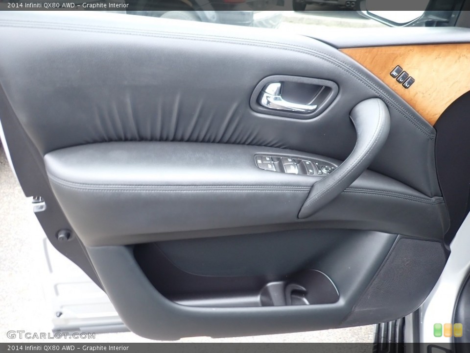 Graphite Interior Door Panel for the 2014 Infiniti QX80 AWD #140734563