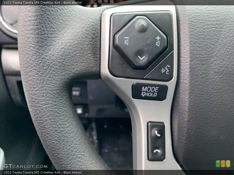 Black Interior Steering Wheel for the 2021 Toyota Tundra SR5 CrewMax 4x4 #140734890